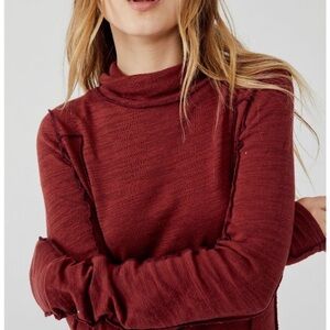 Women's Rust Free People NWOT small Turtleneck